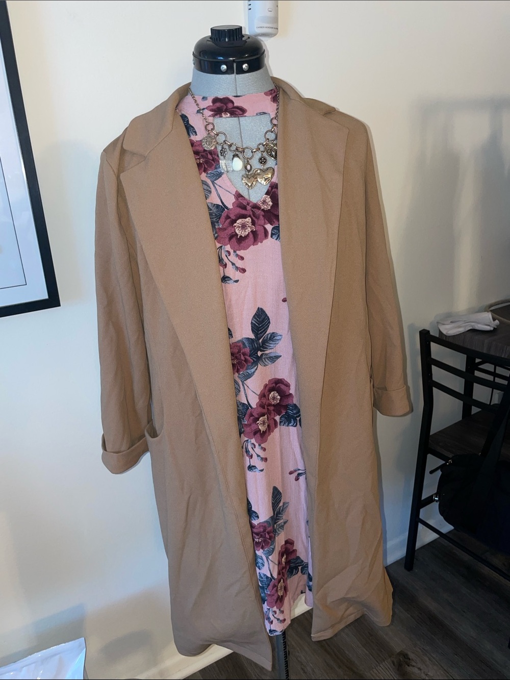 Chocolate Tan and Black Shoe Label